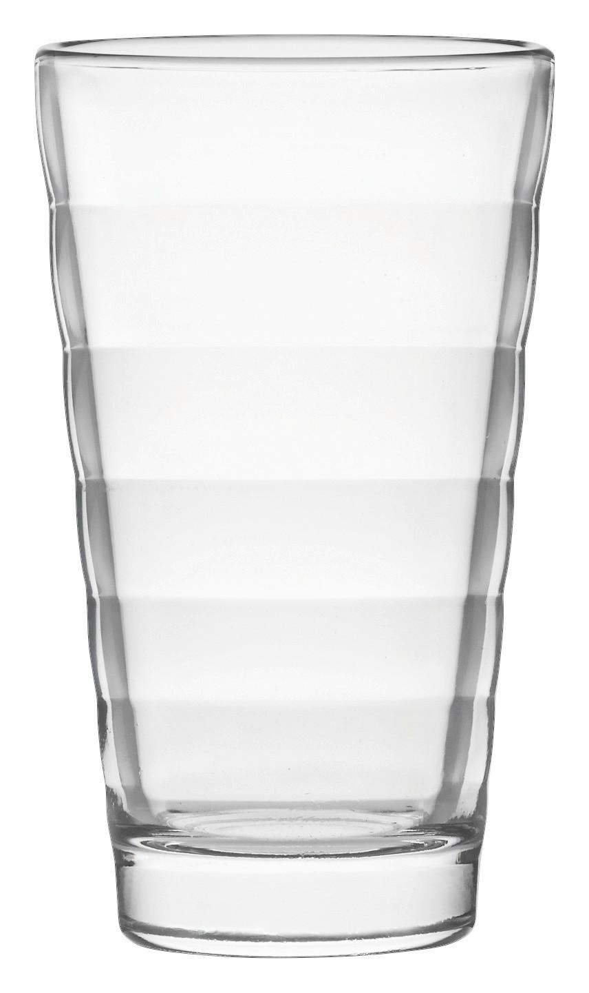 Trinkglas Onda ca. 300ml - Transparent, Konventionell, Glas (7,5/13cm) - Leonardo