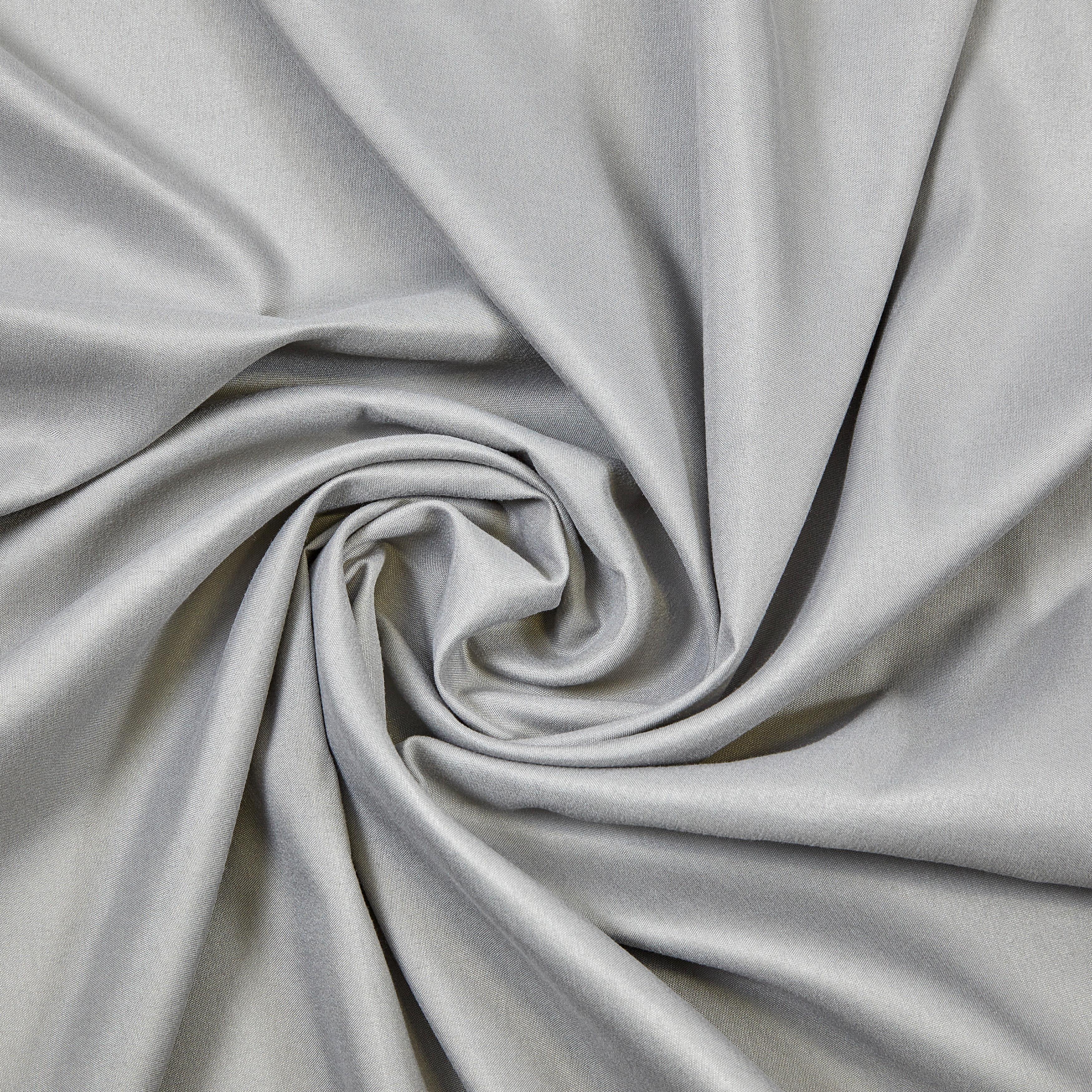 Ösenvorhang Abby in Grau ca. 140x235cm - Grau, KONVENTIONELL, Textil (140/235cm) - Modern Living
