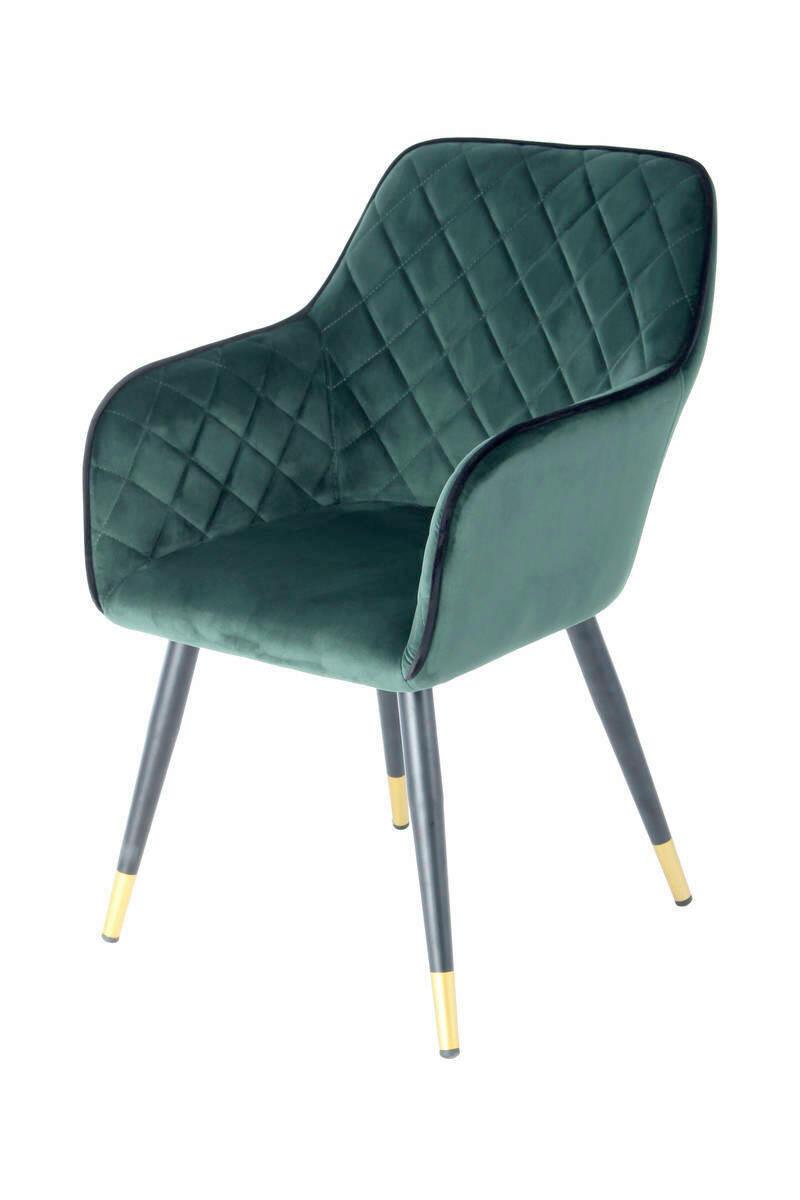 Karosszék Kybx8 - fekete/sötétzöld, Lifestyle, műanyag/fém (58,8/86/61cm) - Kayoom