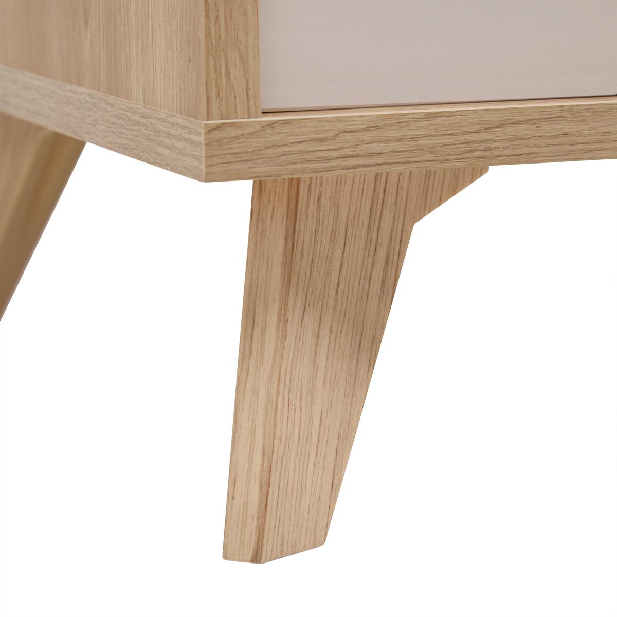 Lowboard Stirling Kaschmir/Eiche Artisan - Kaschmir/Eiche Artisan, Modern, Holzwerkstoff (157/53/40cm) - Mömax