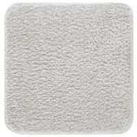 Badematte Vivien in Hellgrau ca. 50x50cm - Hellgrau, Textil (50/50cm) - Premium Living