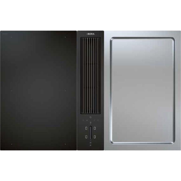 Kochfeld-Dunstabzug-Kombi CKA2FIT - Schwarz, KONVENTIONELL, Glas/Metall - Bora