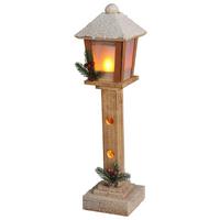 LED-Laterne LATERNE - Tannenholzfarben, Holz (12/52/12cm)