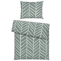 Bettwäsche Marble in Jade ca. 140x200cm - Jadegrün, KONVENTIONELL, Textil (140/200cm) - Modern Living