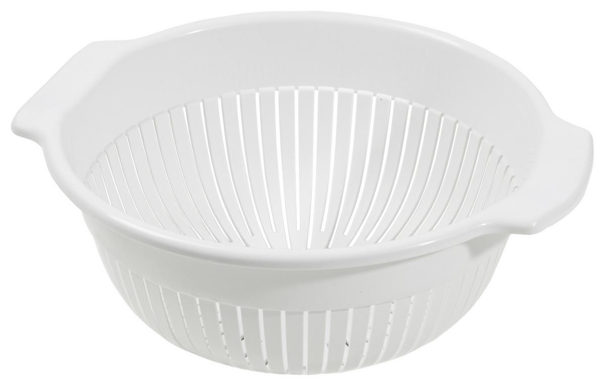 Konyhai Szűrő Noodles - fehér, műanyag (26,5/26,5/10cm) - Modern Living