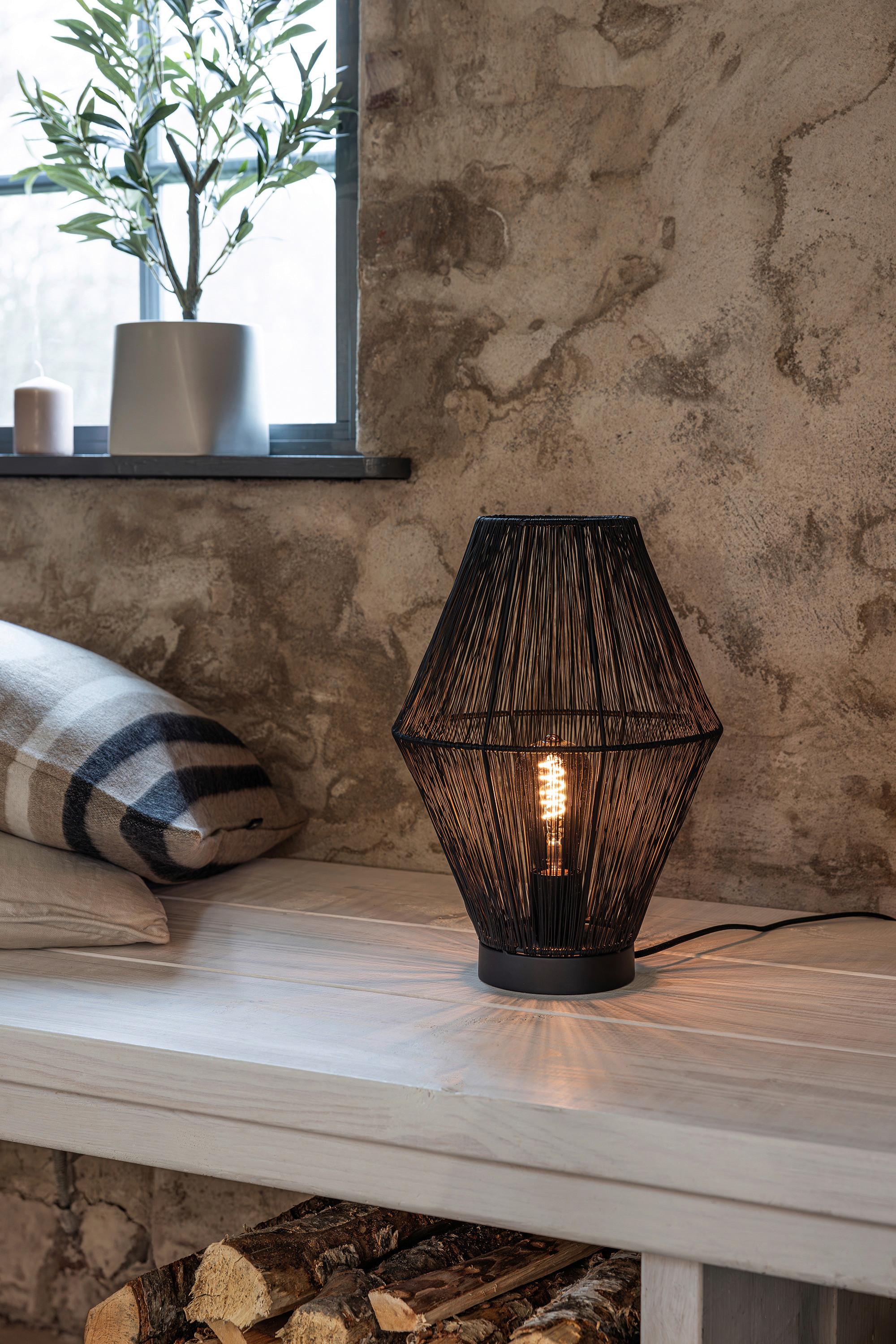LAMPA STOŁOWA CASA - czarny, Basics, metal (27/38cm) - Markslöjd