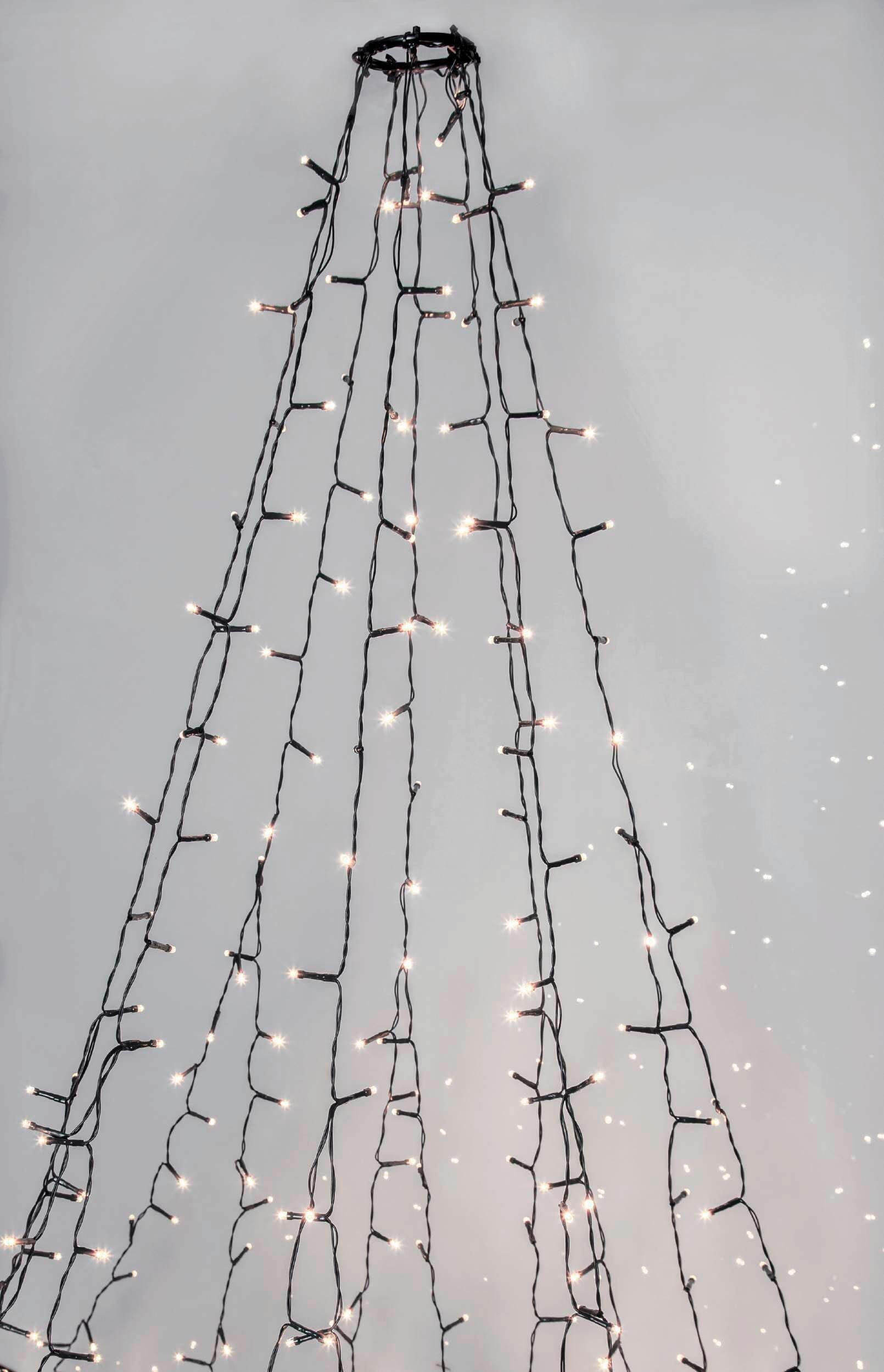 ŁAŃCUCH ŚWIETLNY 410835_LICHTERKETTE - zielony/przezroczysty, Basics, tworzywo sztuczne (7,5/196cm) - Eglo