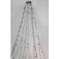 ŁAŃCUCH ŚWIETLNY 410835_LICHTERKETTE - zielony/przezroczysty, Basics, tworzywo sztuczne (7,5/196cm) - Eglo