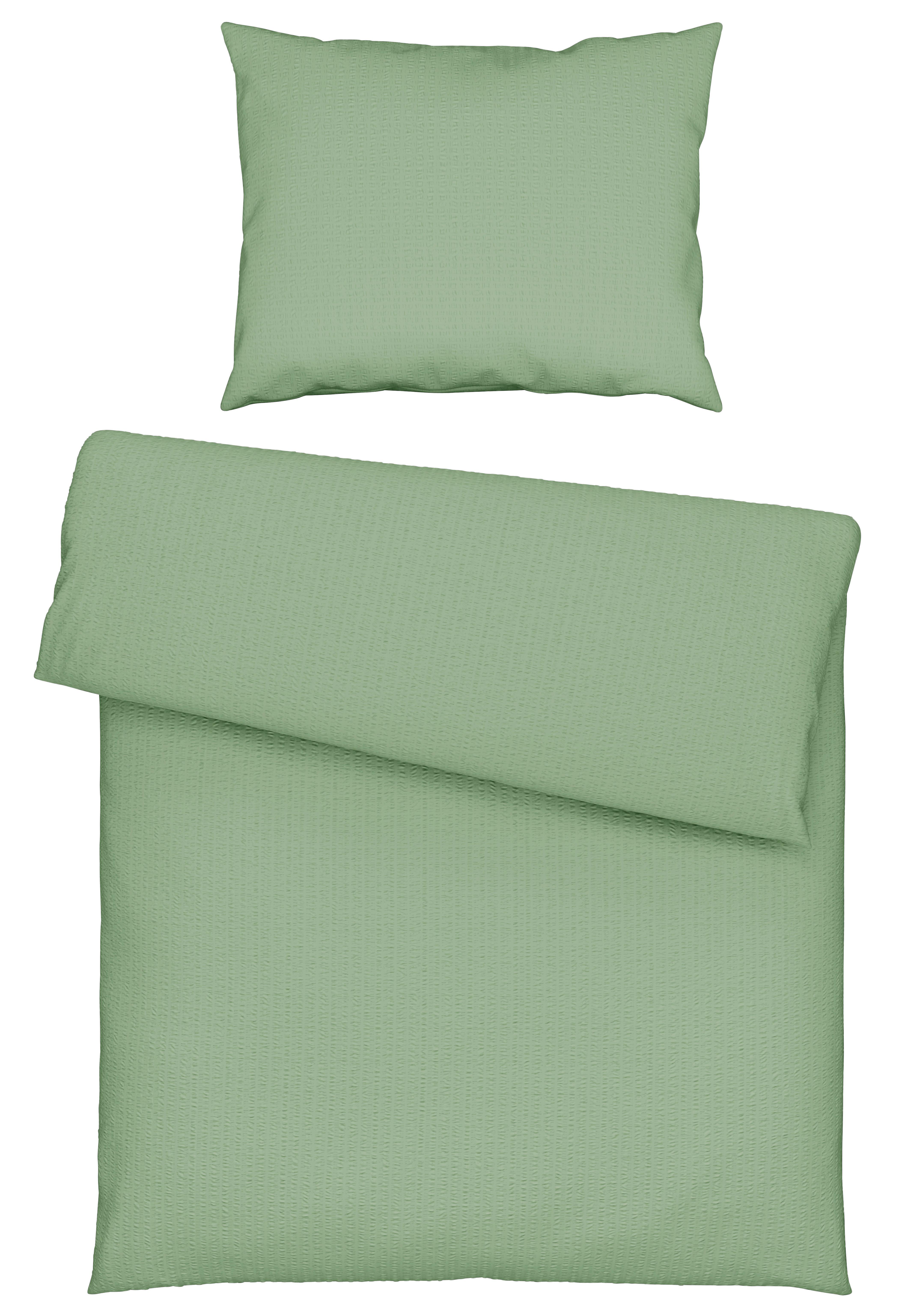 Posteljnina Gisi - zelena, Konvencionalno, tekstil (140/200cm) - Modern Living