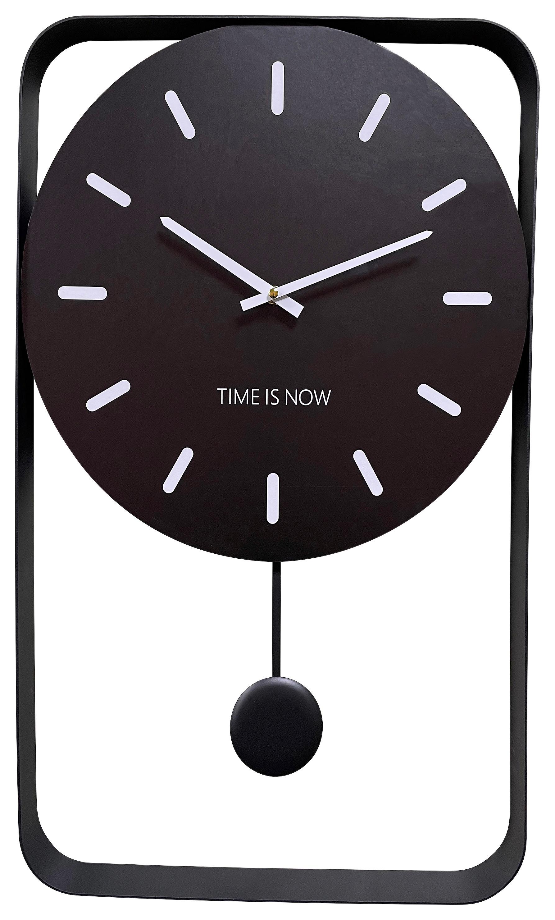 FALIÓRA TIME IS NOW - Fehér/Fekete, modern, Fém (40,5/65,5/5cm) - Modern Living