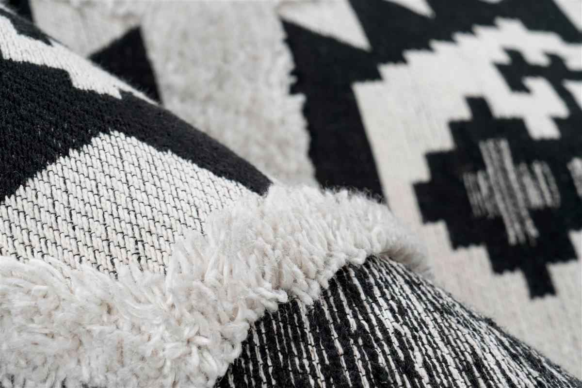 FLACHWEBETEPPICH ETHNIE 300 GRAU 80CM X 150CM - Grau, Design, Textil (80/150cm) - Kayoom