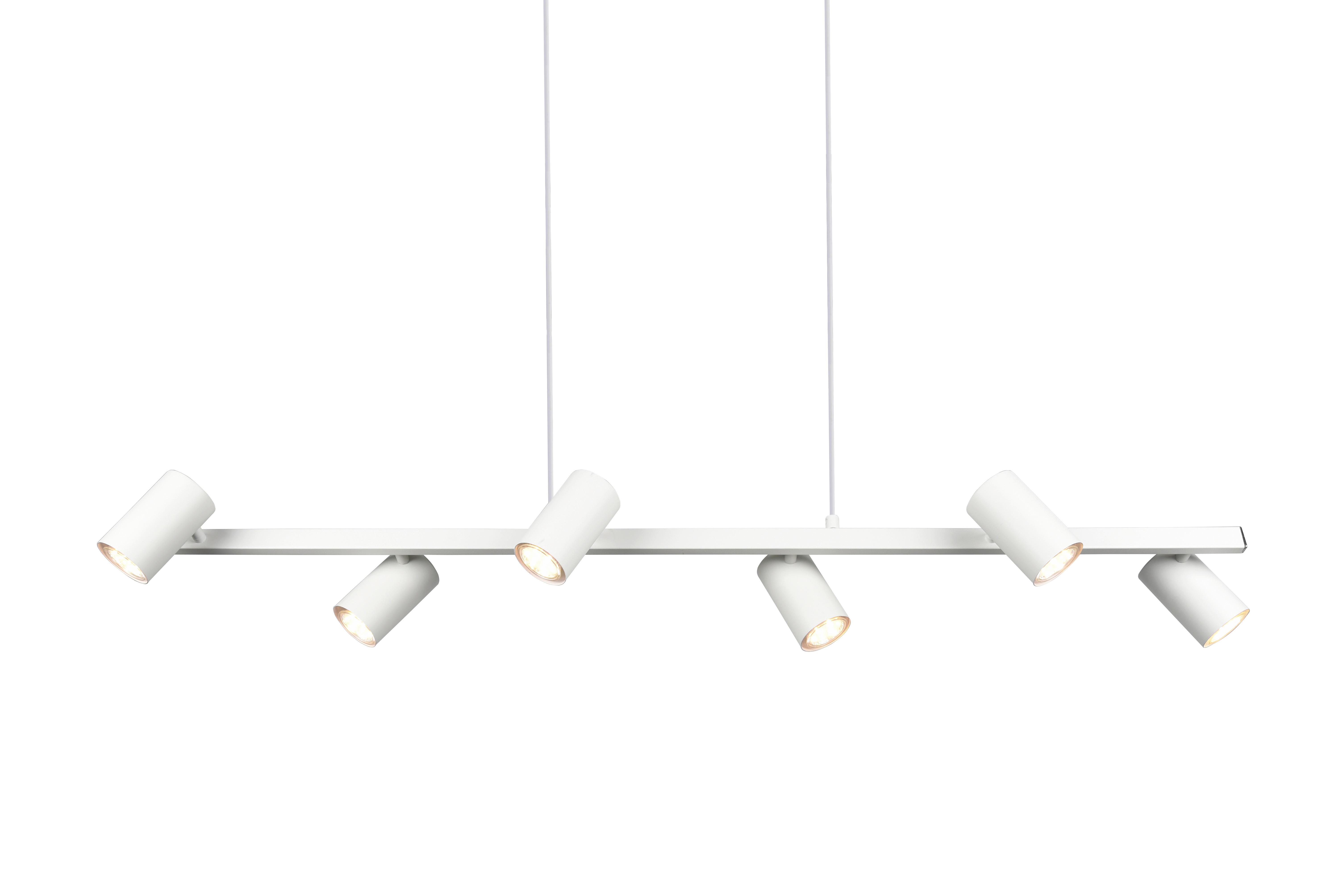 Pendelleuchte Marley Weiß max. 35 Watt - Weiß, MODERN, Metall (115/150/18cm) - Trio Leuchten
