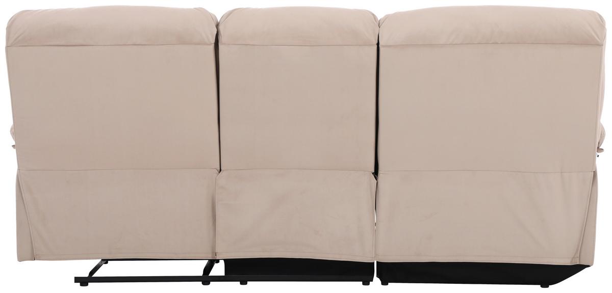 Sedežna Garnitura Boston, Rjava, Leva - črna/bež, Basics, kovina/umetna masa (159/216cm) - P & B