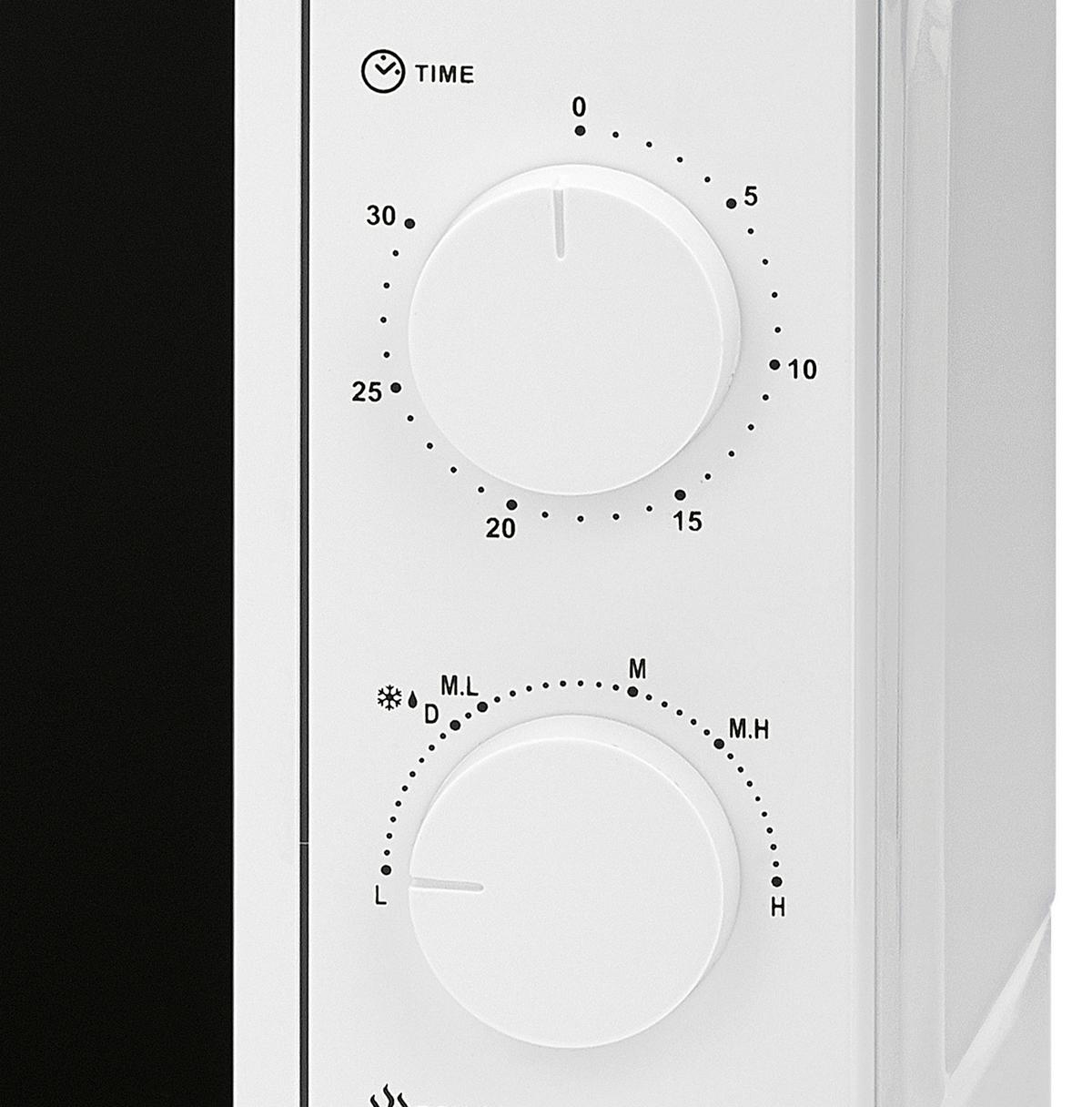 KUCHENKA MIKROFALOWA MW 6014 CB WEIß 20L 700W - biały, Basics (47,5/29/38cm) - Bomann