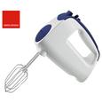 Handmixer Noah Weiß/blau - Blau/Weiß, Kunststoff/Metall (18/9cm) Handmixer Noah Weiß/blau - Blau/Weiß, Kunststoff/Metall (18/9cm)