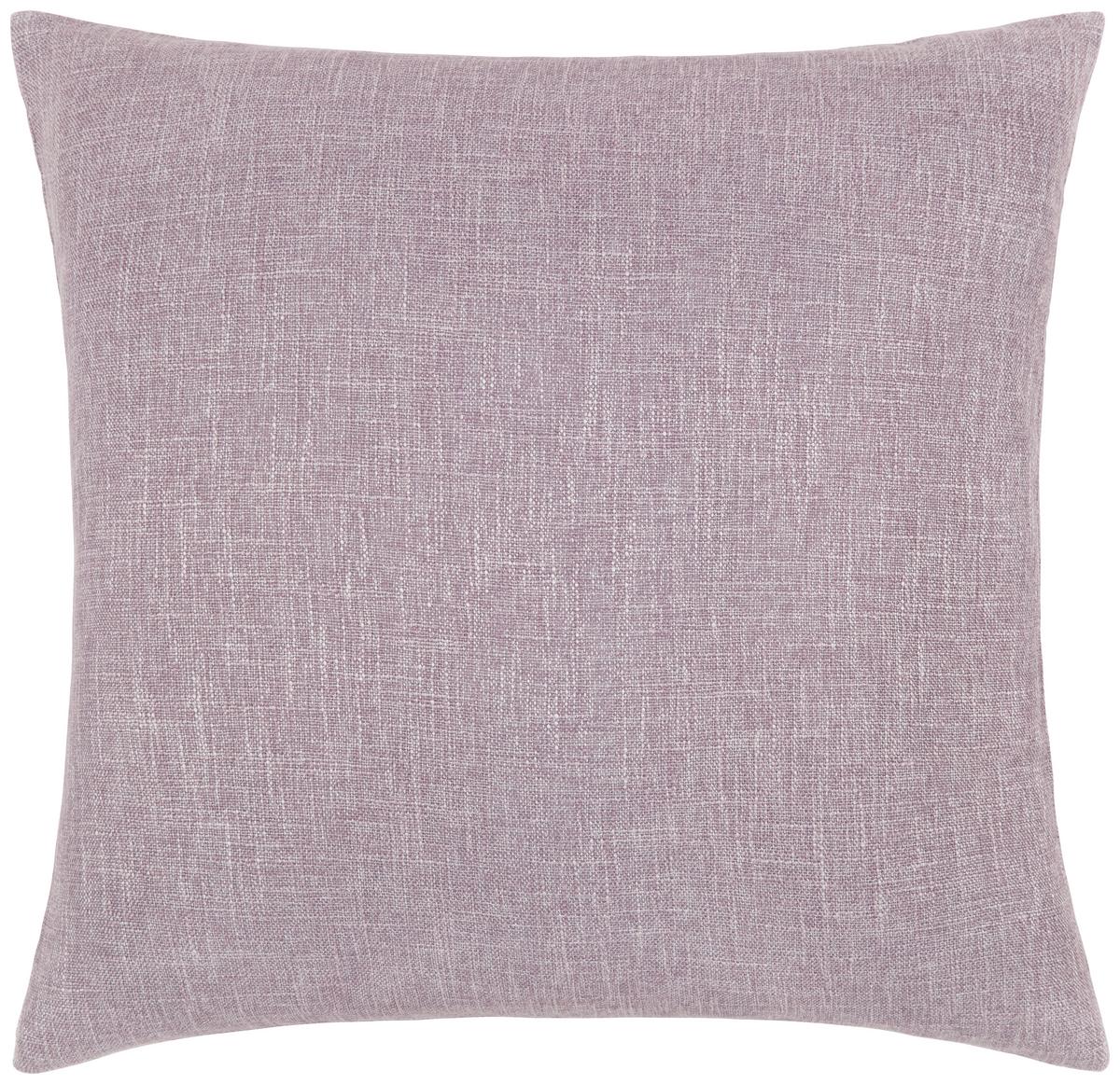 Kissenhülle Leinen in Mauve ca. 50x50cm - Mauve, Textil (50/50cm) - Modern Living