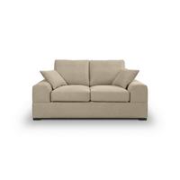 2-Sitzer-Sofa Veda Beige - Beige/Schwarz, Basics, Holz/Textil (182/93cm) - MID.YOU
