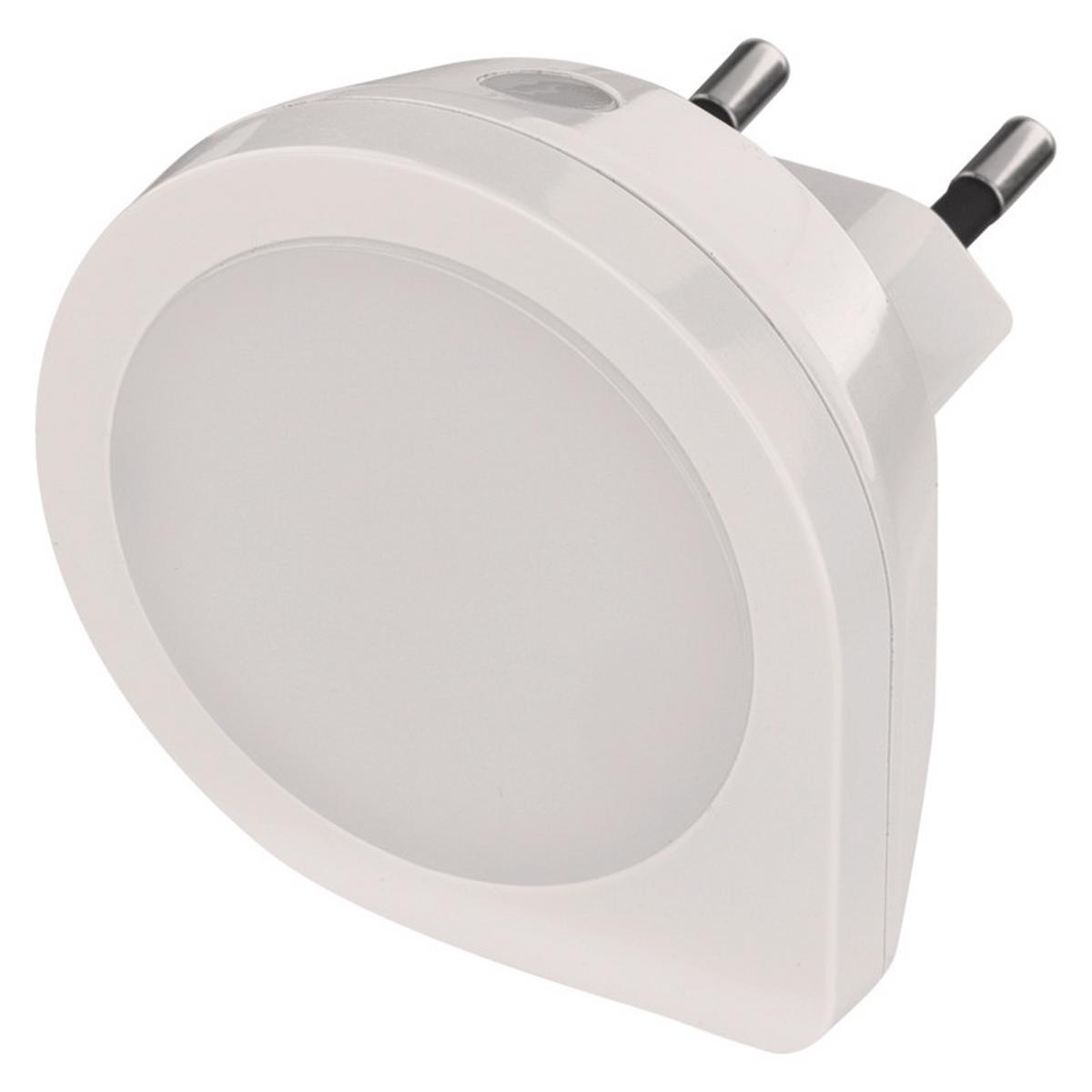 LED Éjjeli Lámpa Fényérzékelős - fehér, Basics, műanyag (11/16/6cm)