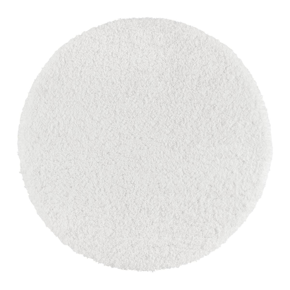 Badematte Chris Weiß ⌀ ca. 80cm - Weiß, MODERN, Kunststoff (80cm) - Premium Living