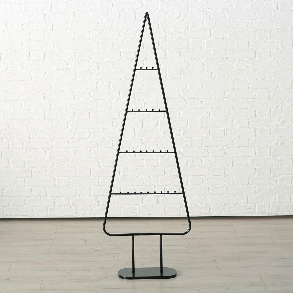 Dekobaum Theo in Schwarz - Schwarz, Basics, Metall (52/156/20cm) - Modern Living