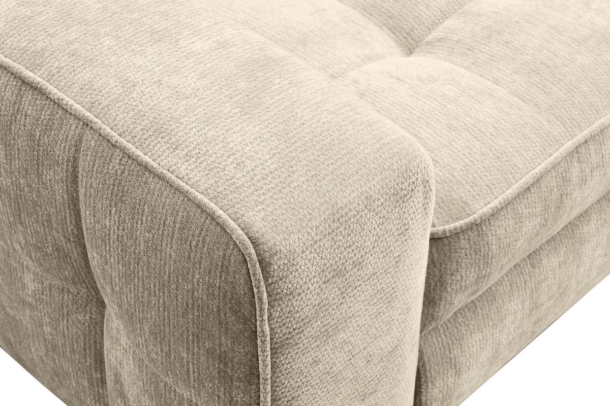 Kutna Garnitura Talia - cappuccino/crna, Basics, tekstil/metal (203/70-90/251cm) - Modern Living