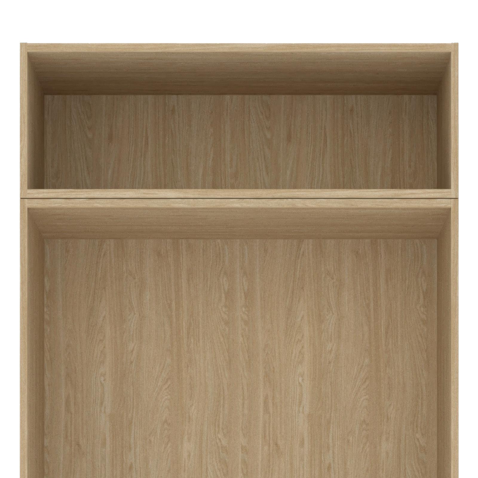 Carcasă șifonier UNIT - culoare lemn stejar, Modern, material pe bază de lemn (91,1/242,2/56,5cm) - Ondega