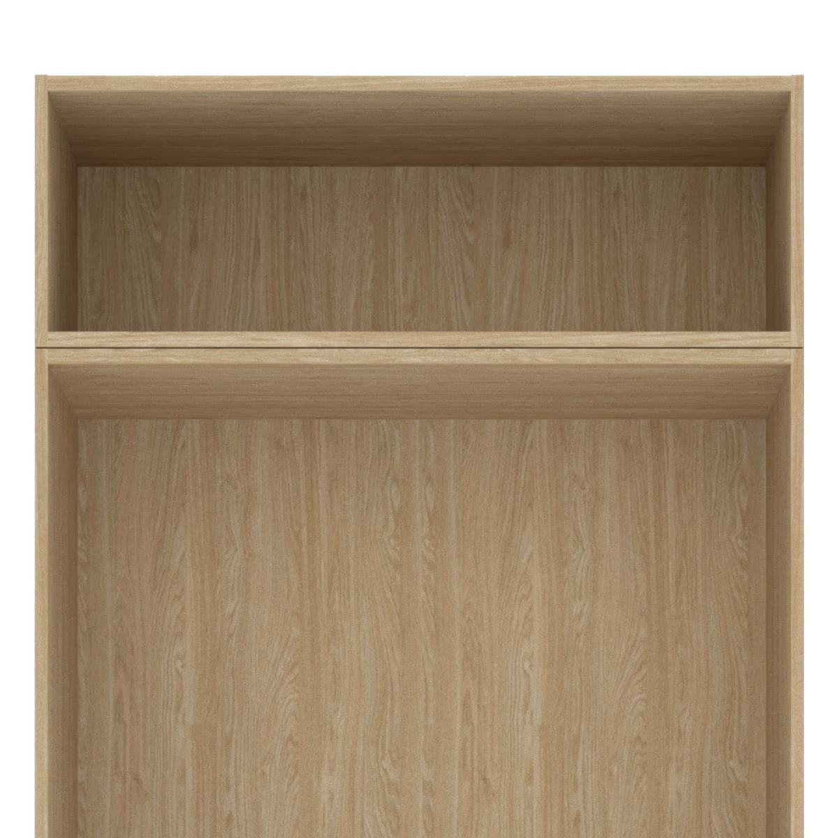 Carcasă șifonier UNIT - culoare lemn stejar, Modern, material pe bază de lemn (91,1/242,2/56,5cm) - Ondega