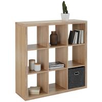 Raumteiler in Eichefarben - Sonoma Eiche, MODERN, Holzwerkstoff (112/112/38cm) - Based