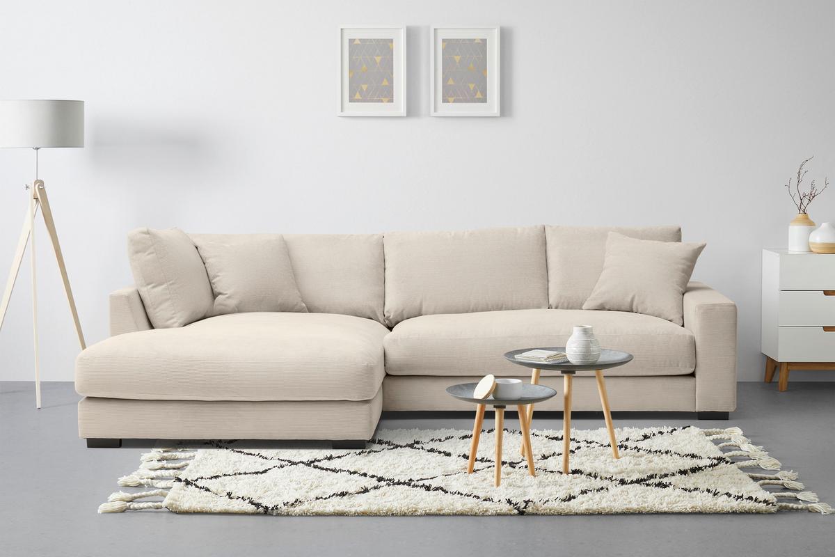 Colțar Pedro - taupe, Modern, textil (190/300cm) - Mömax