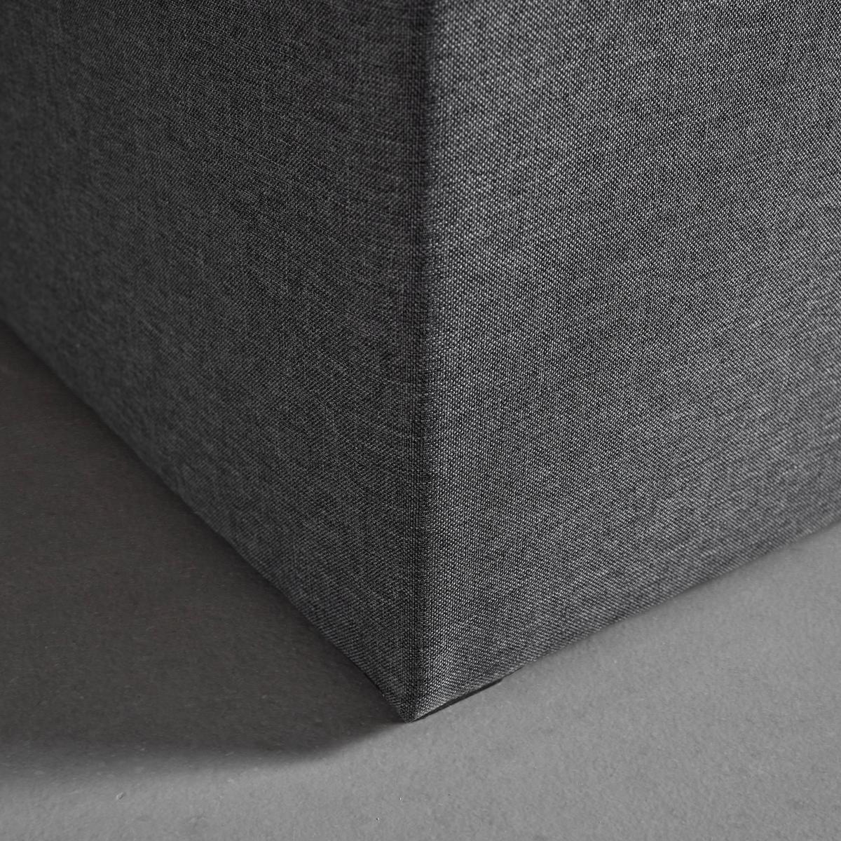 Boxspring Ágy Lisa - sötétszürke, Modern, faalapú anyag/textil (140/200cm) - Bessagi Home