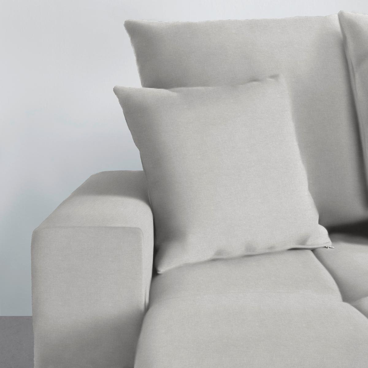 Ecksofa Alatri Hellgrau - Hellgrau/Schwarz, MODERN, Kunststoff/Textil (289/90/176cm) - Based