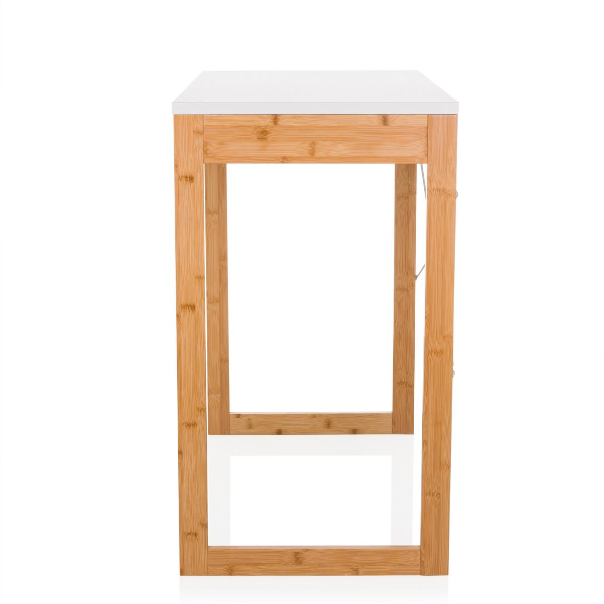 Pisalna Miza Tarolo, Bela - bela, Moderno, leseni material/les (80/75/42cm) - MID.YOU