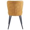 STOL LYNN - svart/gul, Modern, metall/textil (51/86/65cm) - Mömax