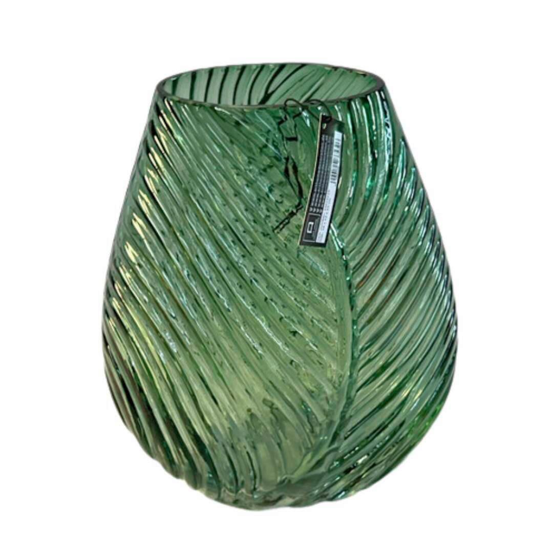 Üvegváza Zöldike - M - zöld, Design, üveg (19/23/12cm)