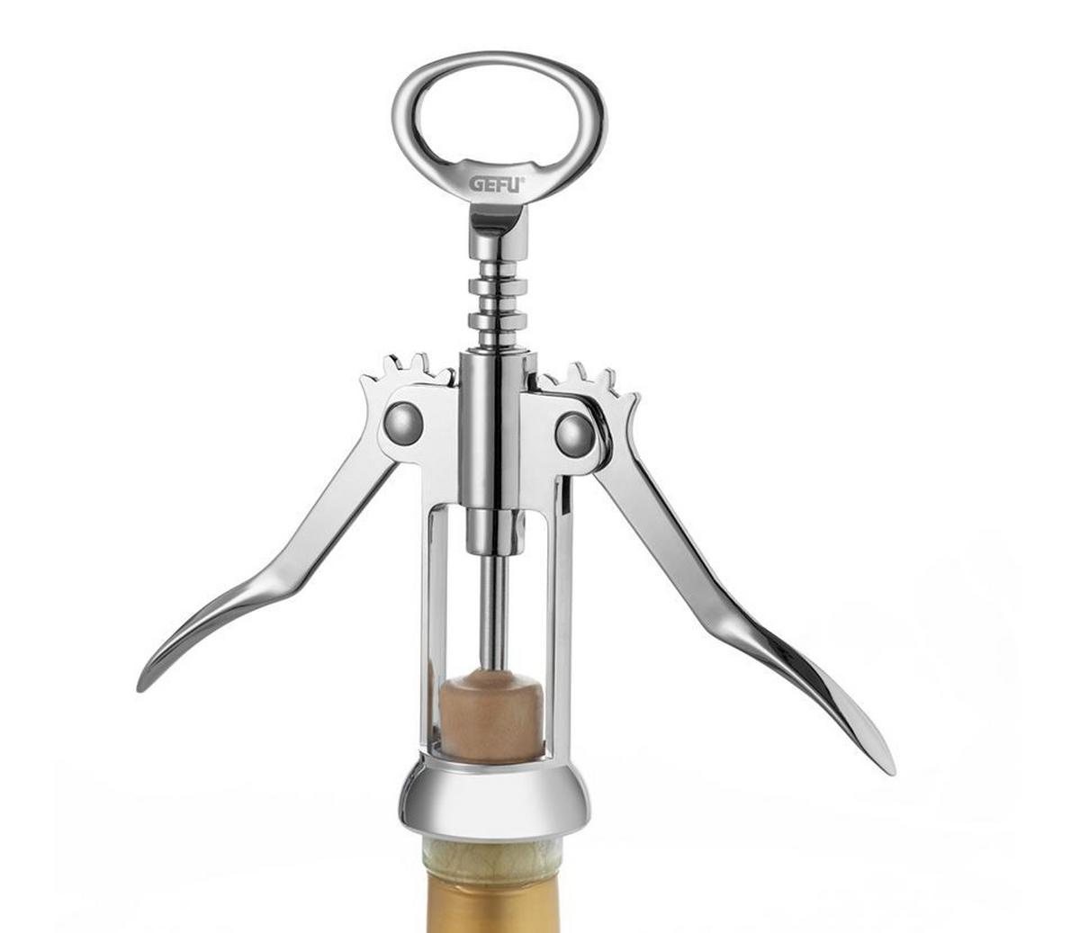 KORKOCIĄG 12430 - kolor chromowy, Basics, metal (16,2/5,7/4,4cm) - Gefu