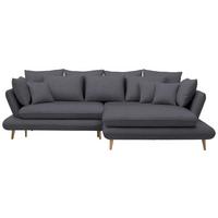 Kutna Garnitura Monte - tamno plava/prirodne boje, Romantično / ladanjski, tekstil/drvo (283/181cm) - Premium Living