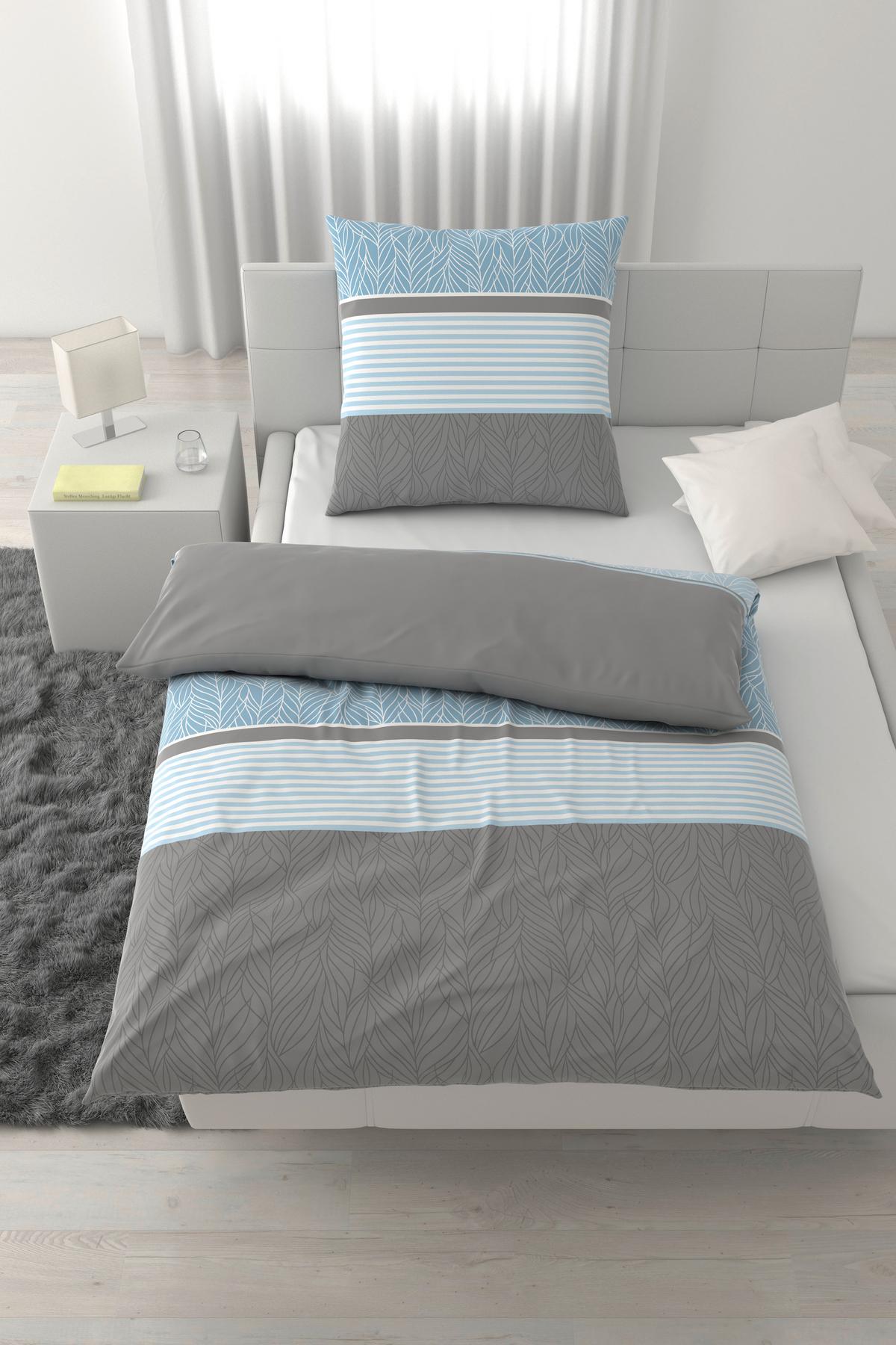 Bettwäsche Ronja Blau ca. 135x200cm - Blau, Textil (135/200cm) - Mömax