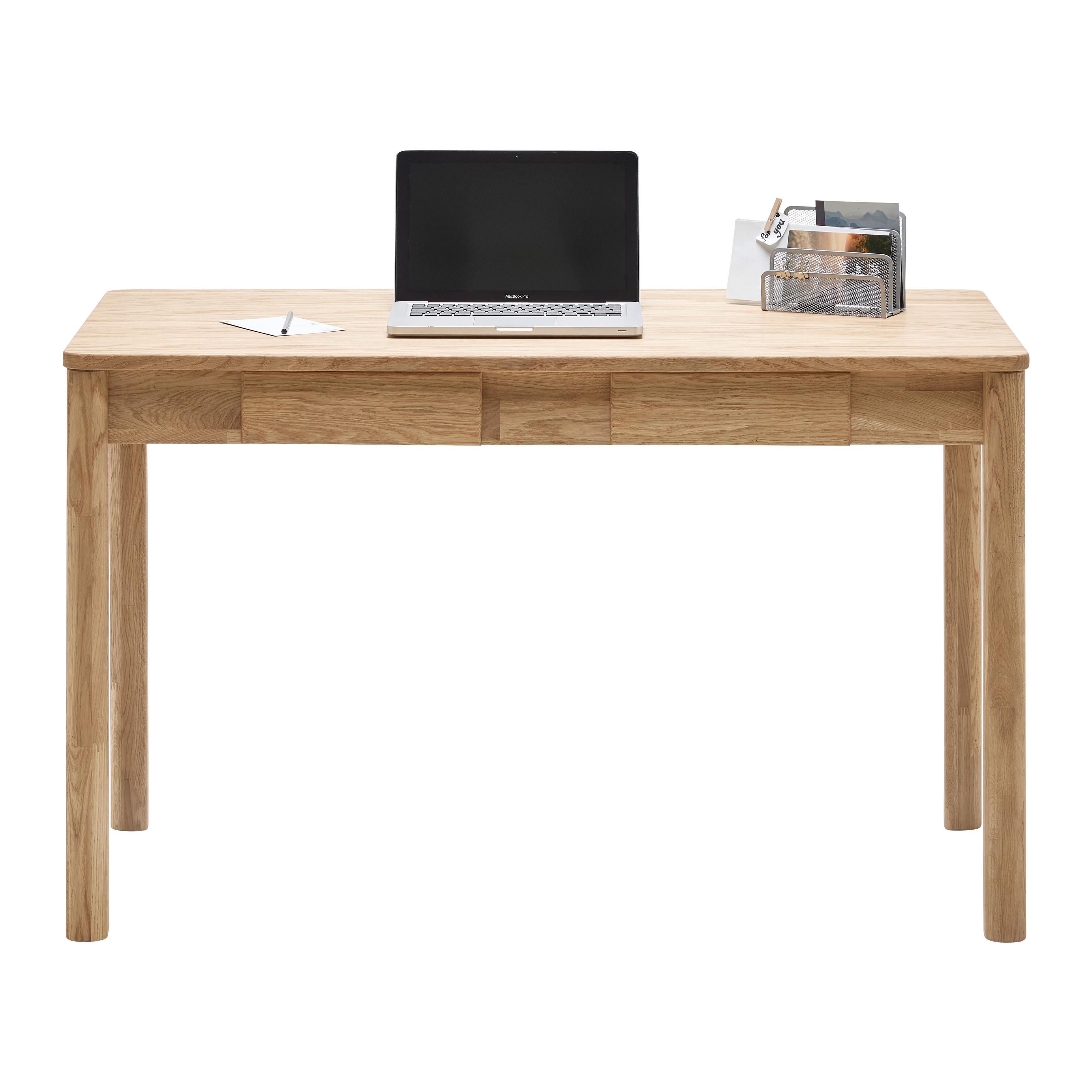 SKRIVBORD LUND - ekfärgad, Modern, trä (120/60/76cm) - Mömax