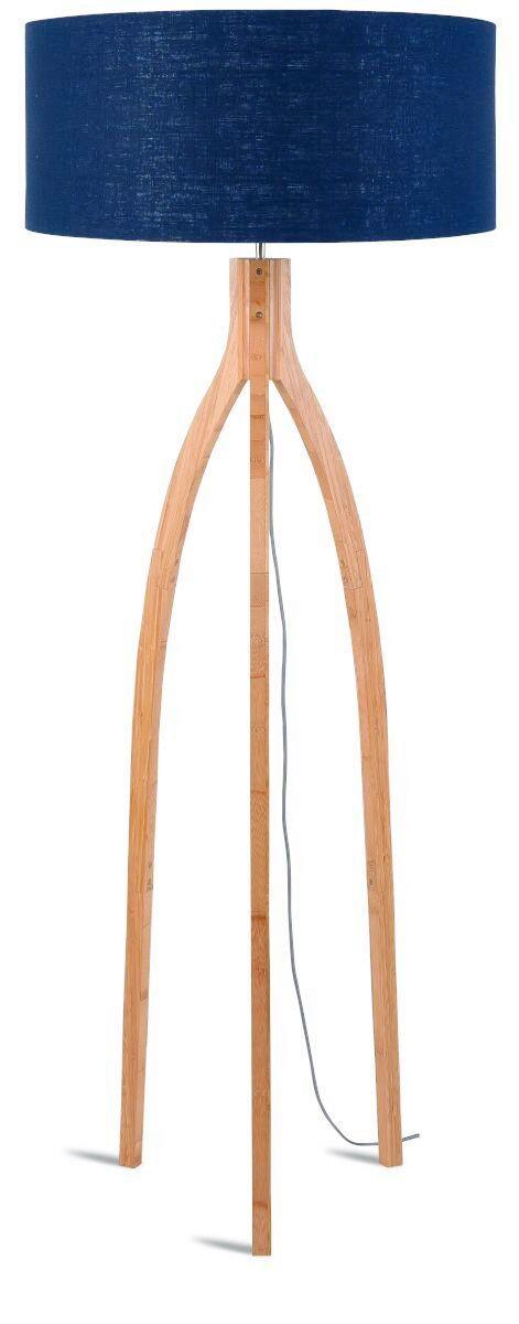 Stoječa Setilka Anna, Modra, Bambus - modra/naravne barve, Trend, tekstil/les (60/160cm) - Good & Mojo