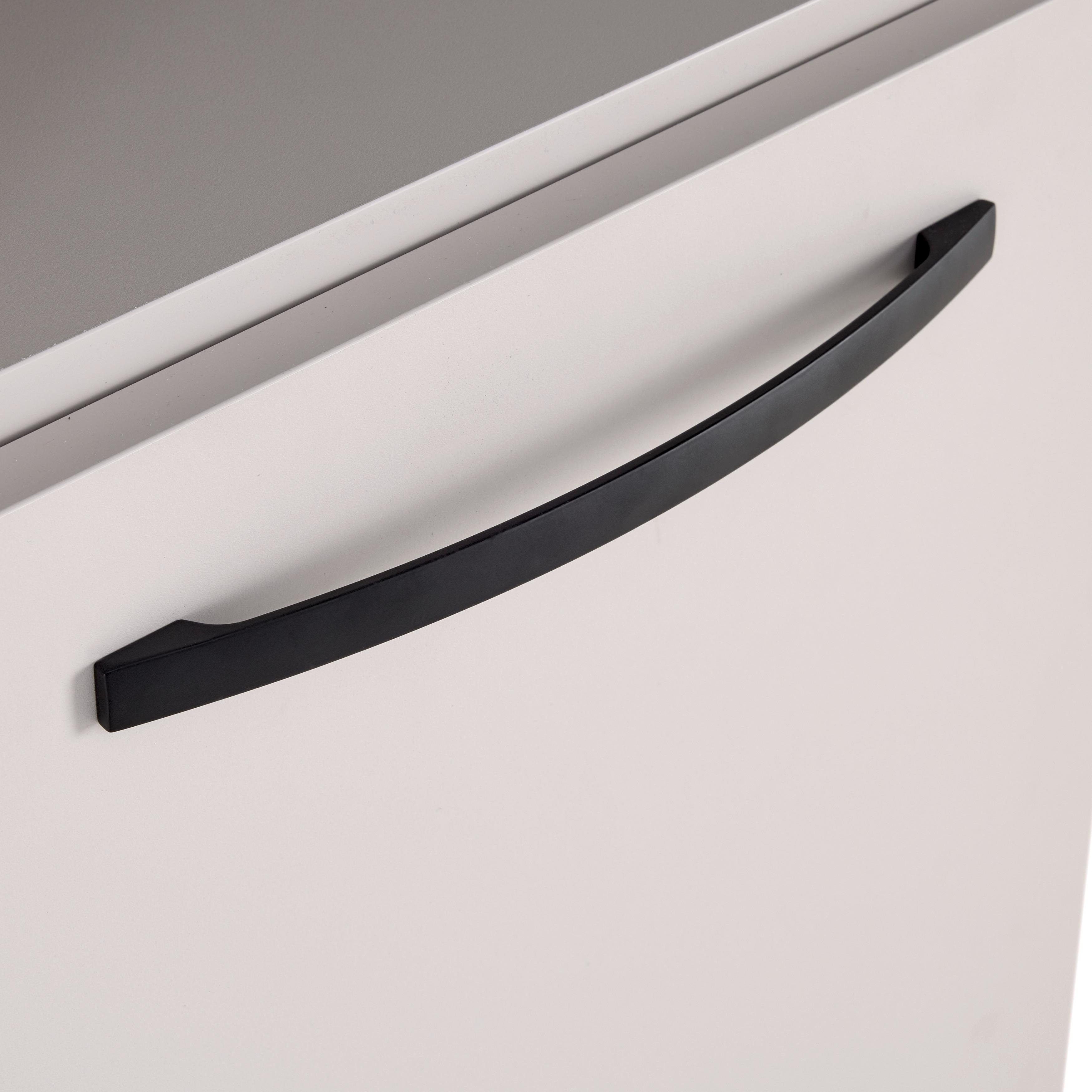 HÖGSKÅP FLORENZ -EXKLUSIV- - svart, Modern, metall/trämaterial (40/180/190/35cm) - Mömax