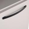 HÖGSKÅP FLORENZ -EXKLUSIV- - svart, Modern, metall/trämaterial (40/180/190/35cm) - Mömax