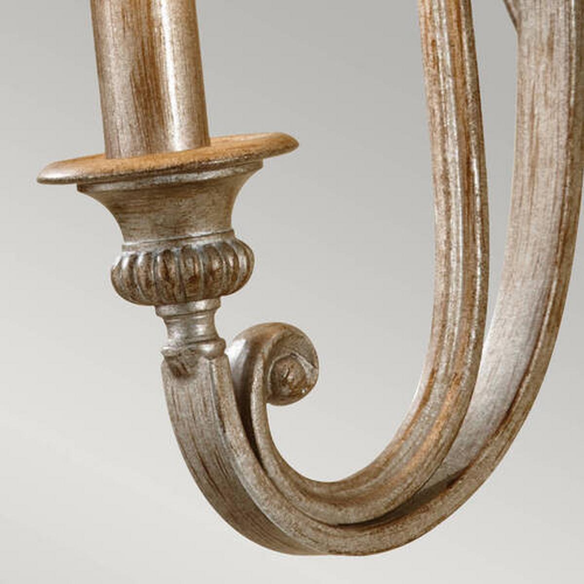 Zidna Svjetiljka  Abbey Fe-Abbey1 - srebrne boje/boje pijeska, Konvencionalno, metal/tekstil (15.2/39.1/26.4cm) - Elstead Lighting