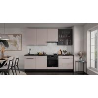 Bucatarie fara electrocasnice ARONA - bej/alb, Modern, sticlă/metal (260/235/60cm) - Modern Living