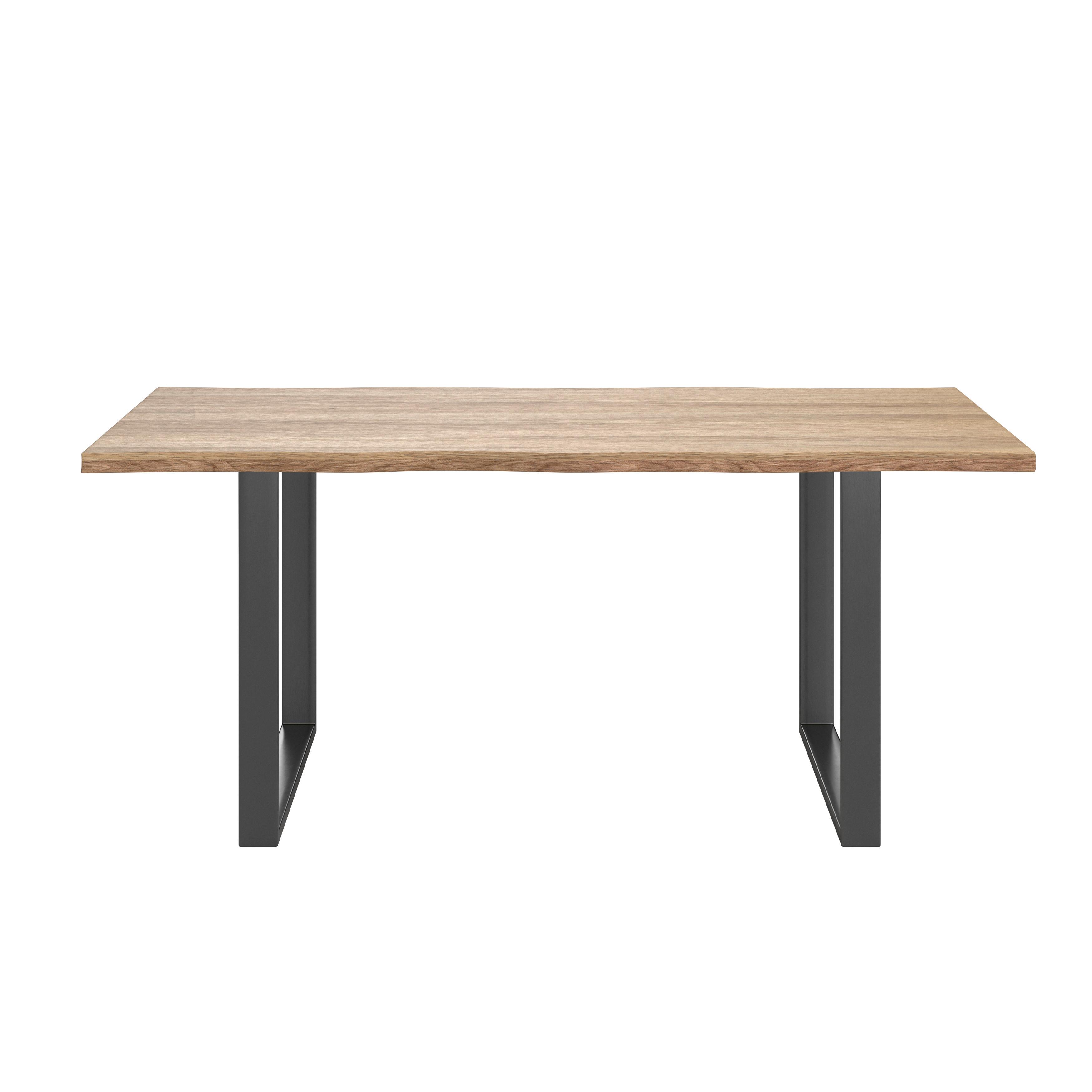 BORDSSKIVA NOAH - akaciefärgad, Modern, trä (160/3,8/90cm) - Mömax