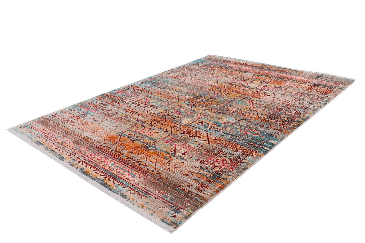 Webteppich my Inca Taupe ca. 200x290cm - Multicolor, LIFESTYLE, Textil (200/290cm) - Obsession