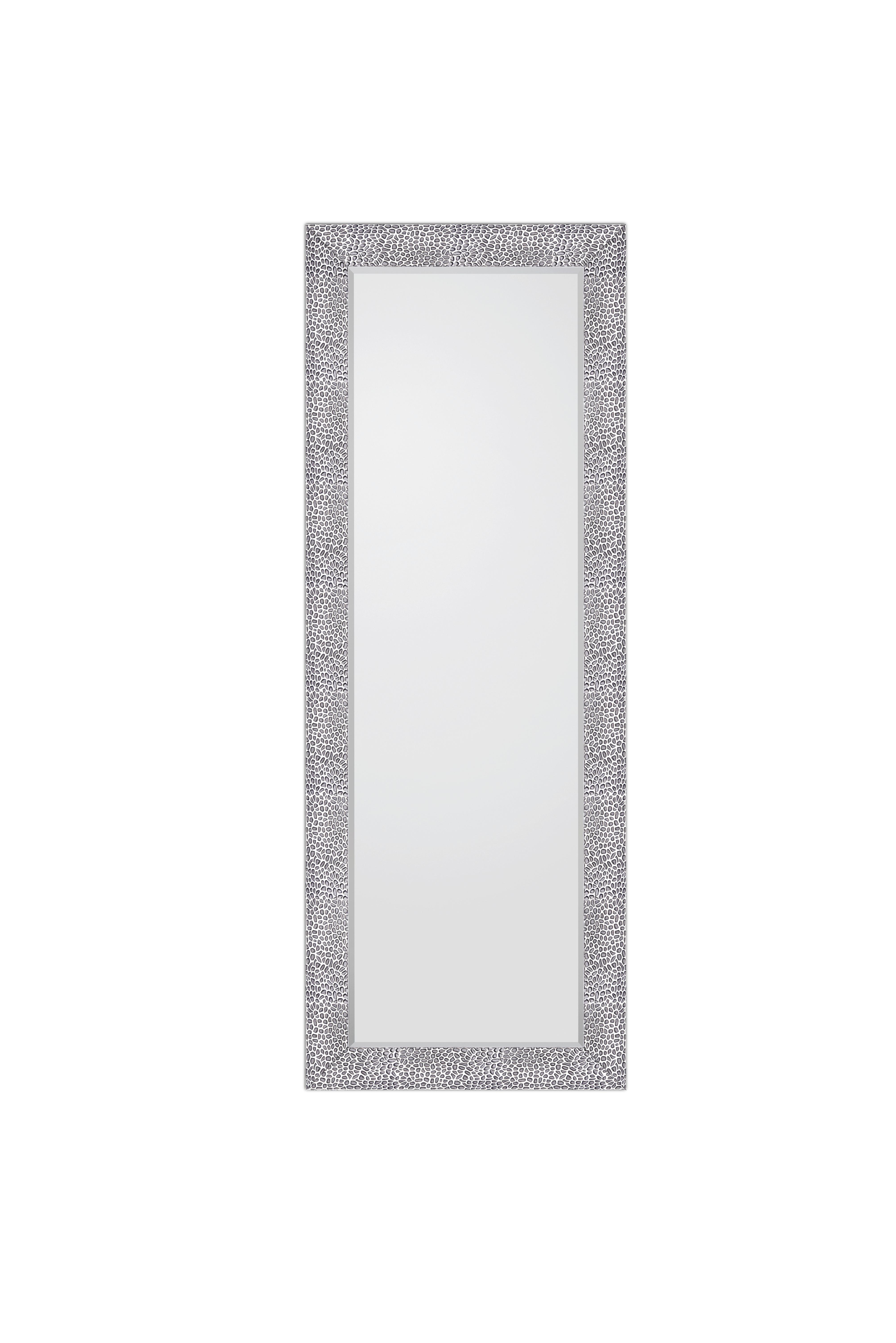 Fali Tükör 50x150cm Amy - ezüst/fekete, Modern, műanyag/Üveg (50/150/3cm)