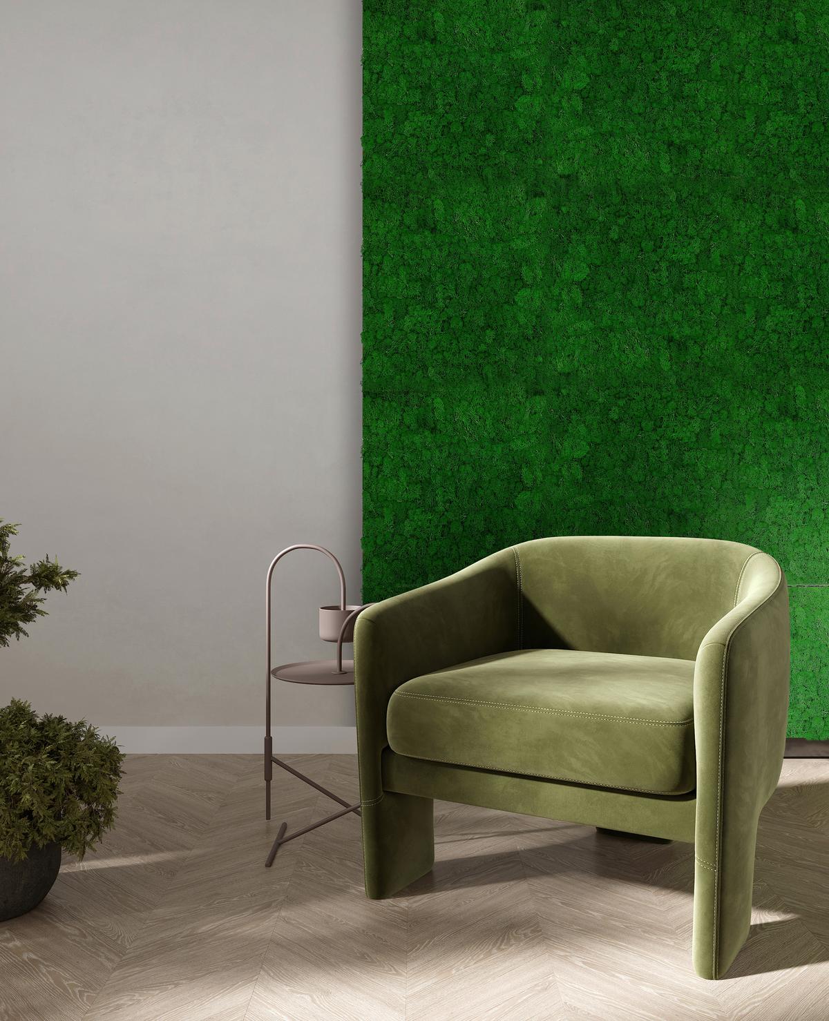 PANEL AKUSTYCZNY 11100 NATURE GREEN - zielony, Konventionell, materiały naturalne (52/52/4cm)