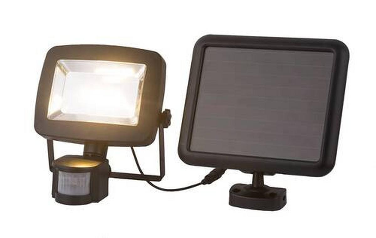 Solarleuchte Strahler Klar/Schwarz max. 3 Watt - Klar/Schwarz, Basics, Kunststoff (16,3/12,5/18cm) - Globo