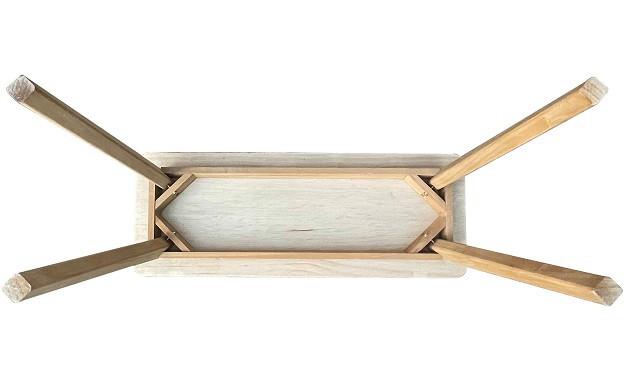 KONSOL SKANDY - naturfärgad, Modern, trämaterial/trä (80/78/30cm) - Premium Living