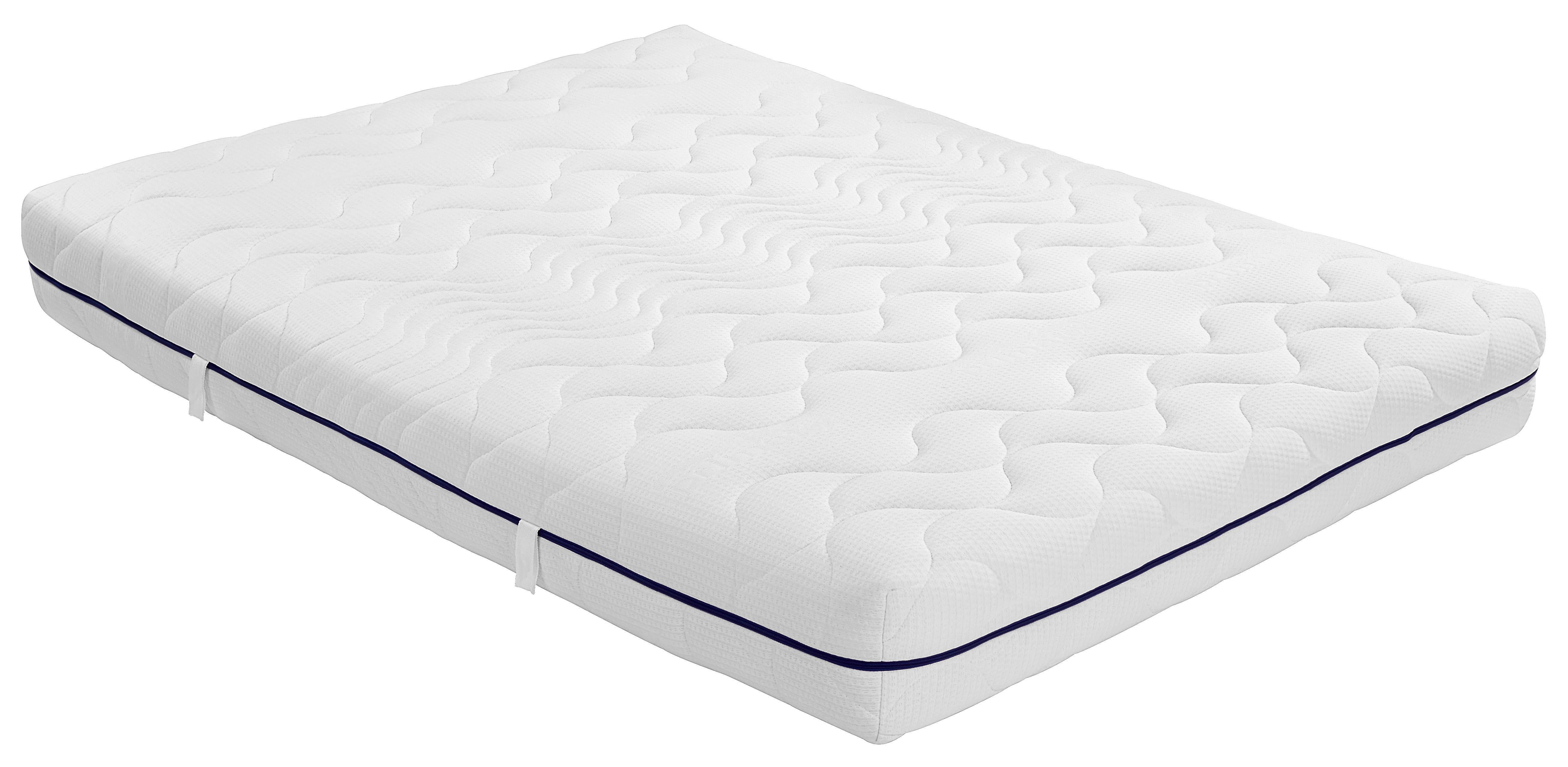 Saltea din spumă poliuretanică 140/200 Ergo-Duo - alb, textil (140/200cm) - Mömax